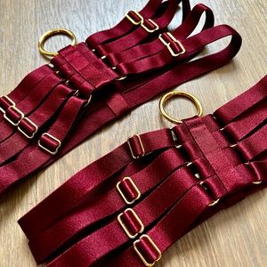 Bordelle Bondage Webbed Garters